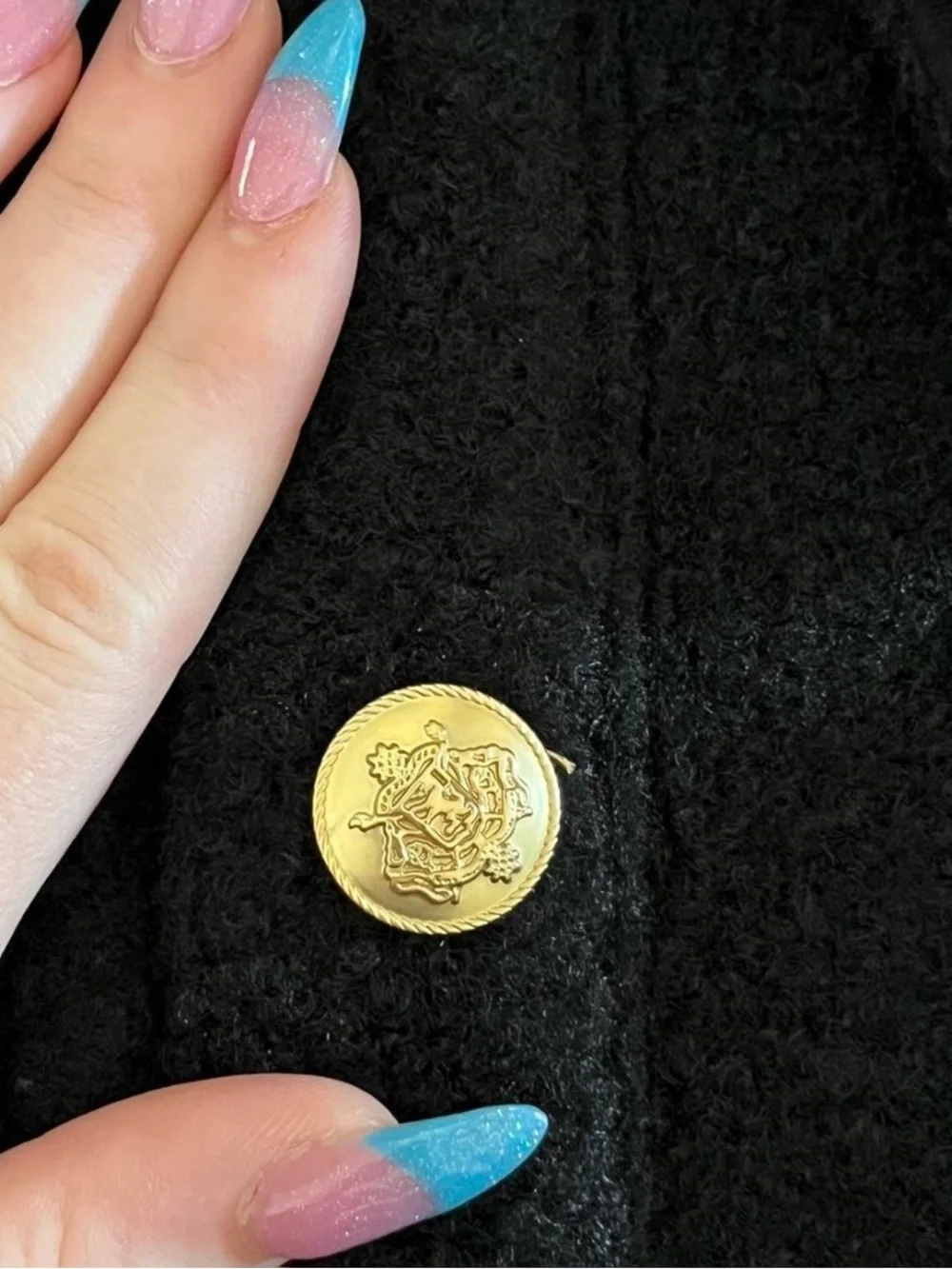 J. Crew Woman’s Black Wool Button-Up Field Jacket